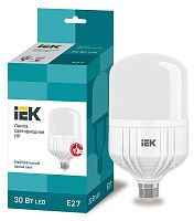 Лампа светодиодная HP 30Вт 230В 4000К E27 | код LLE-HP-30-230-40-E27 | IEK